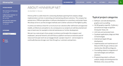 Desktop Screenshot of hinnerup.net