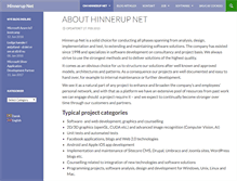 Tablet Screenshot of hinnerup.net